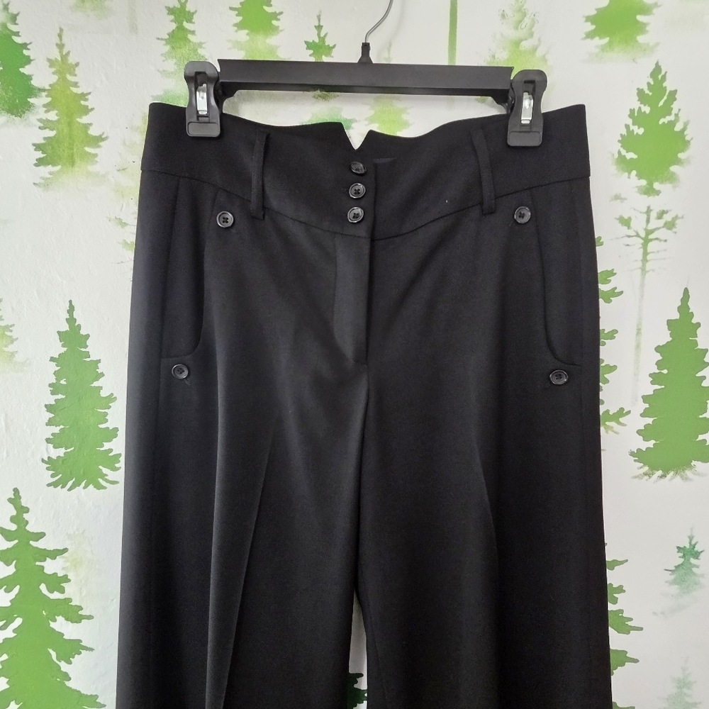 French Connection Black Wide Leg Pants - Picture 2 of 9